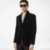 Blazer din piele de căprioară cașmir