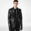 Blazer din piele moale Blazer din piele moale