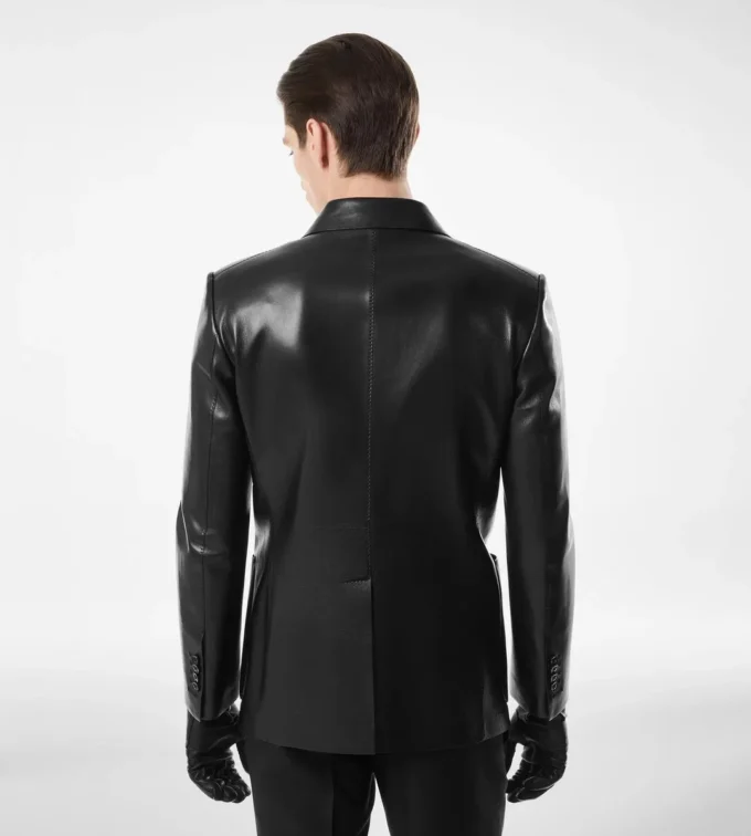 Blazer din piele moale Blazer din piele moale