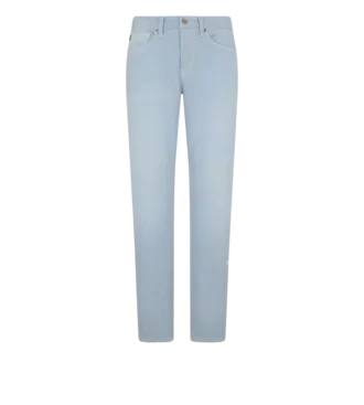 Blugi drepți din denim cu cordon western