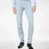 Blugi drepți din denim cu cordon western Blugi drepți din denim cu cordon western