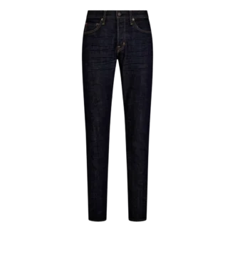 Blugi slim fit cu margini tivite