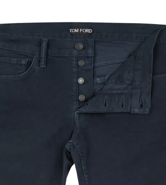 Blugi slim fit din moleskin