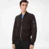 Bomber din piele de căprioară ușoară