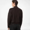 Bomber din piele de căprioară ușoară