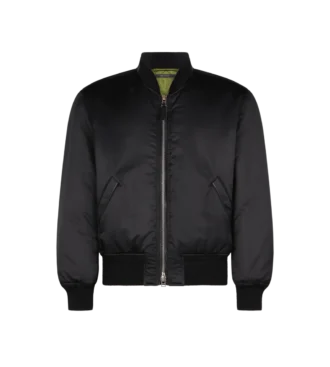 Bomber din satin de mătase