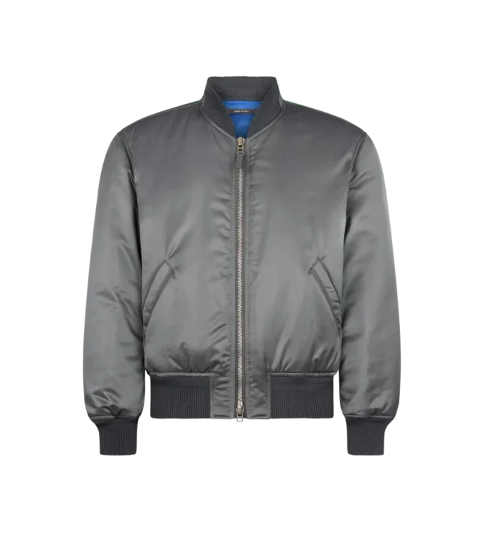 Bomber din satin de mătase Bomber din satin de mătase