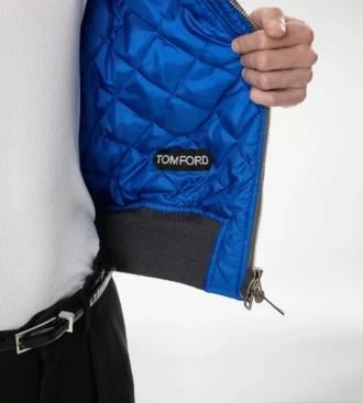 Bomber din satin de mătase