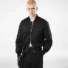 Bomber din satin de mătase Bomber din satin de mătase