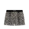 Boxeri din mătase Snow Leopard