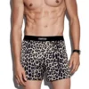 Boxeri din mătase Snow Leopard