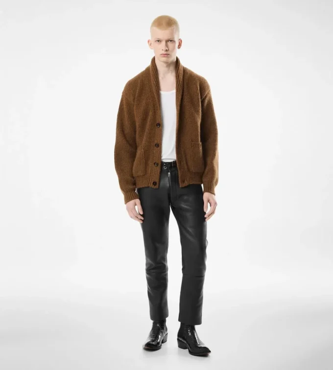 Cardigan cu guler șal din cașmir Cardigan cu guler șal din cașmir