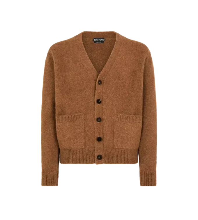 Cardigan din amestec de alpaca