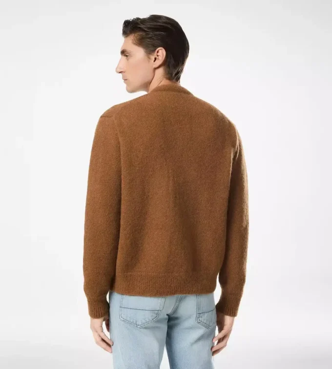 Cardigan din amestec de alpaca