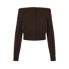Cardigan din cașmir moale, cu guler deschis și croi strâmt Cardigan din cașmir moale, cu guler deschis și croi strâmt