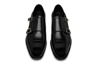 Cizmă din piele Claydon Monk Strap