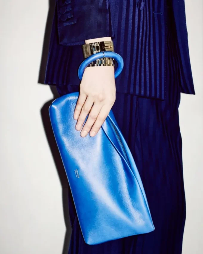 Clutch Aura din piele nappa Clutch Aura din piele nappa