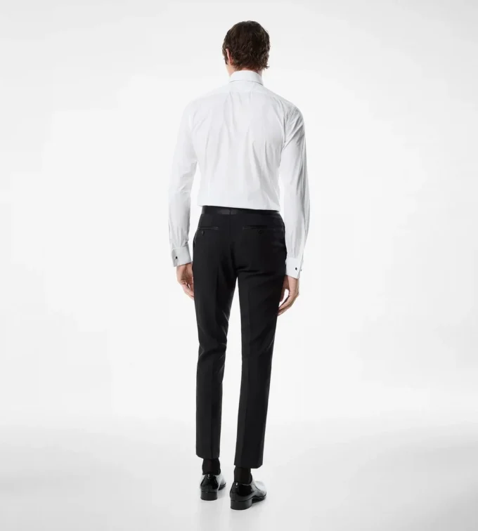Cămașă de seară slim fit din poplin
