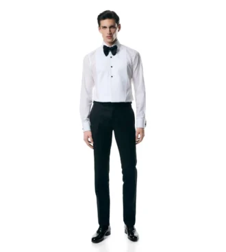 Cămașă de seară slim fit din voal cocktail