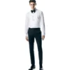 Cămașă de seară slim fit din voal cocktail