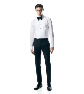 Cămașă de seară slim fit din voal cocktail