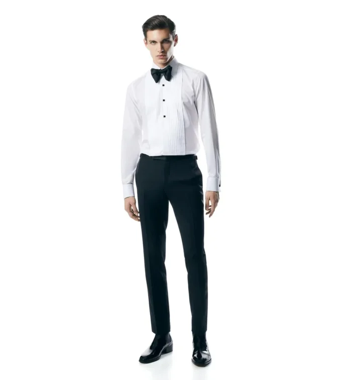 Cămașă de seară slim fit din voal cocktail