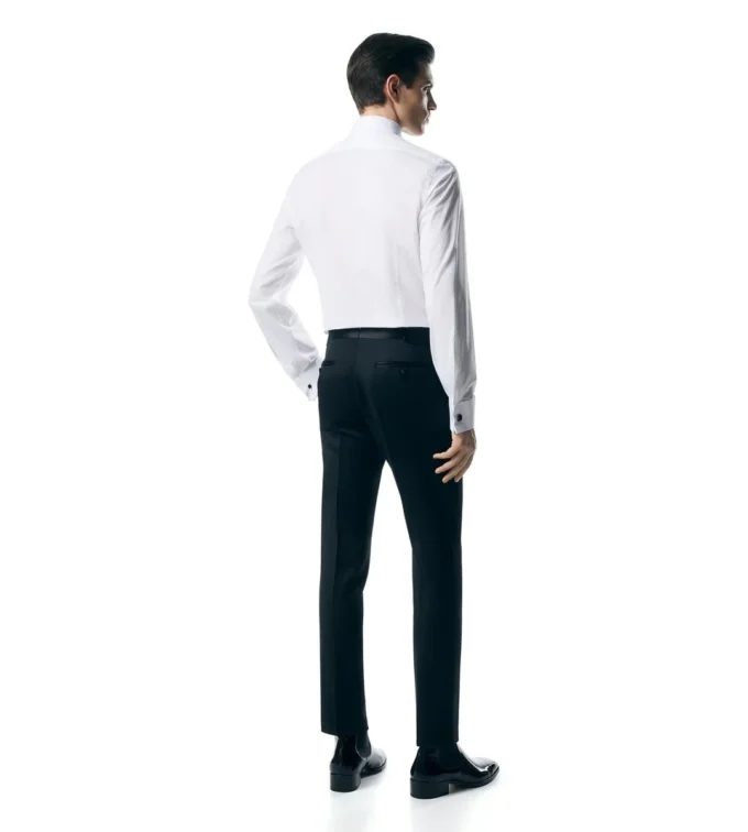 Cămașă de seară slim fit din voal cocktail
