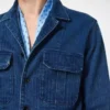 Cămașă din denim cu model în zig-zag Cămașă din denim cu model în zig-zag