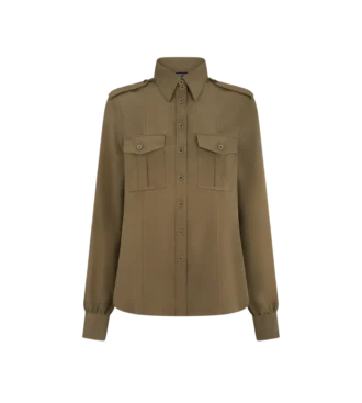 Cămașă militară cu buzunare frontale