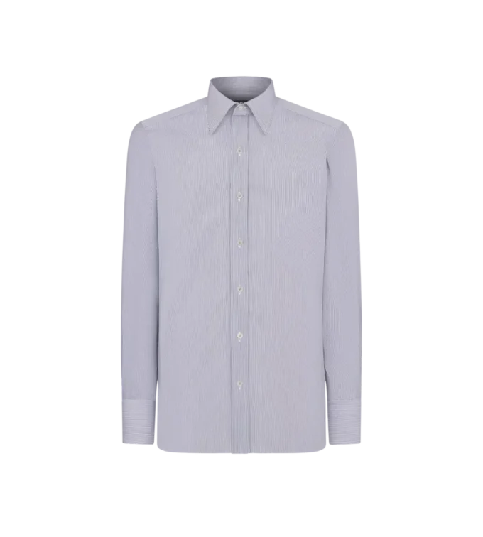 Cămașă slim fit cu dungi fine