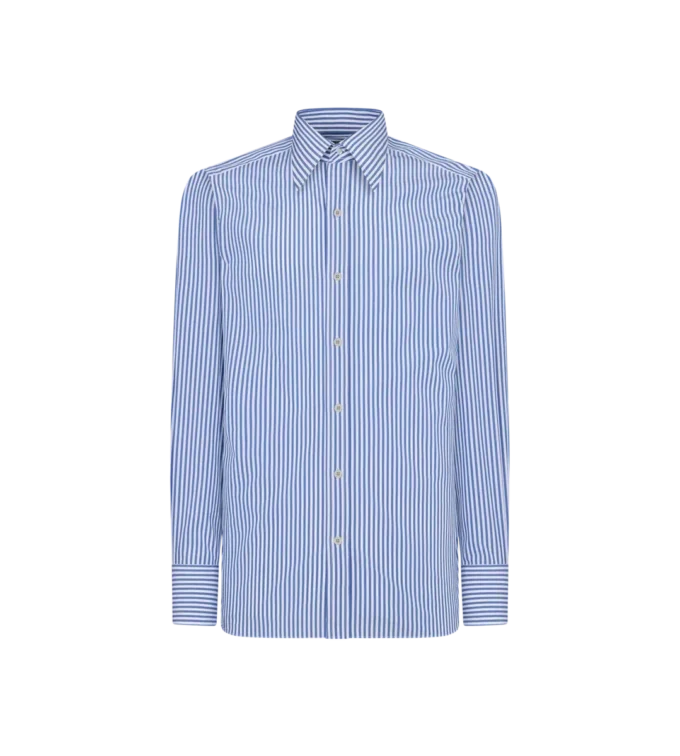 Cămașă slim fit cu dungi subțiri