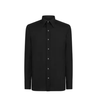 Cămașă slim fit din crep satinat