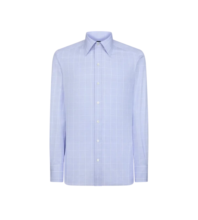 Cămașă slim fit din țesătură fină Prince of Wales