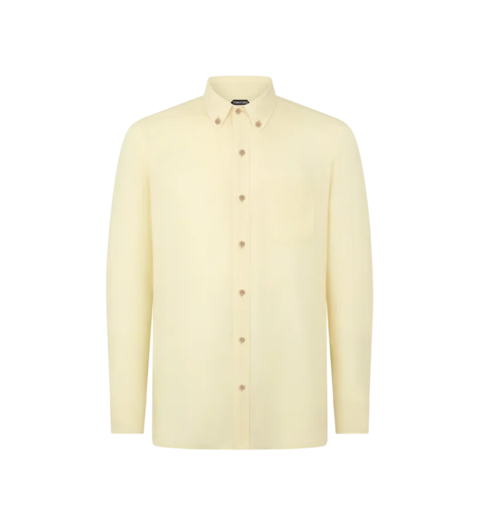 Cămașă slim fit din gabardină fluidă Cămașă slim fit din gabardină fluidă