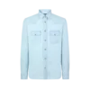 Cămașă western din denim chambray