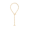 Colier Vintage Gold Brass Grace Lariat