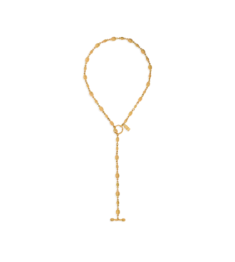 Colier Vintage Gold Brass Grace Lariat
