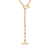 Colier Vintage Gold Brass Grace Lariat