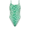 Costum de baie cu decolteu adânc