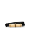 Curea cu cabochon din piele cu efect Palmellato