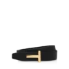 Curea reversibilă din piele granulată și piele netedă, 30 mm