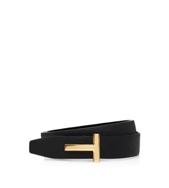 Curea reversibilă din piele granulată și piele netedă, 30 mm
