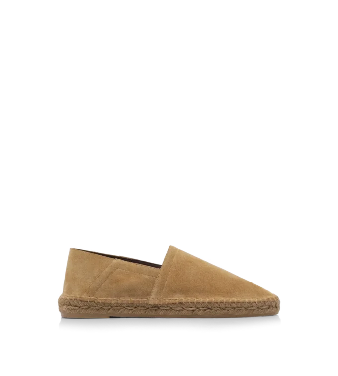 Espadrile Barnes din piele de căprioară