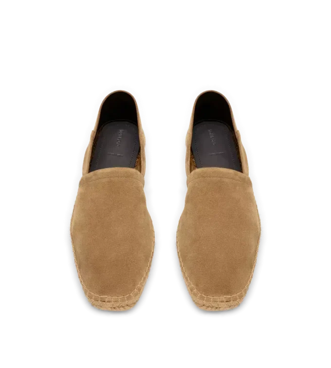 Espadrile Barnes din piele de căprioară