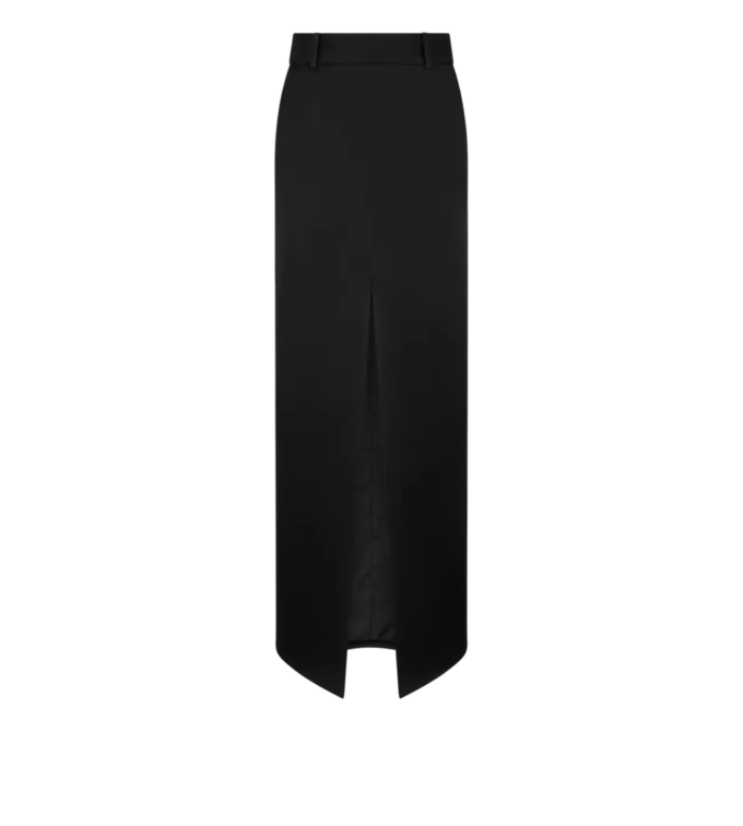 Fustă croită din crep Envers Satin