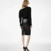 Pulover cu mâneci lungi și guler barcă, cu placă metalică Tom Ford