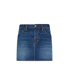 Fustă mini din denim spălat cu pietre Fustă mini din denim spălat cu pietre