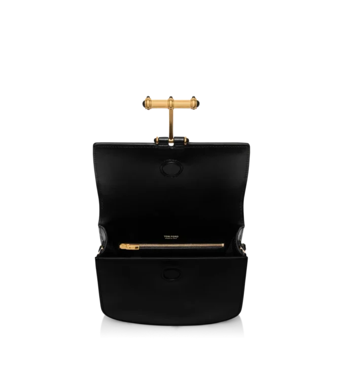Geantă mini crossbody Tara din piele cu efect palmellato Geantă mini crossbody Tara din piele cu efect palmellato