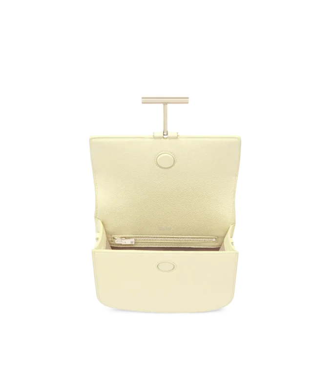 Geantă mini crossbody Tara din piele granulată Geantă mini crossbody Tara din piele granulată