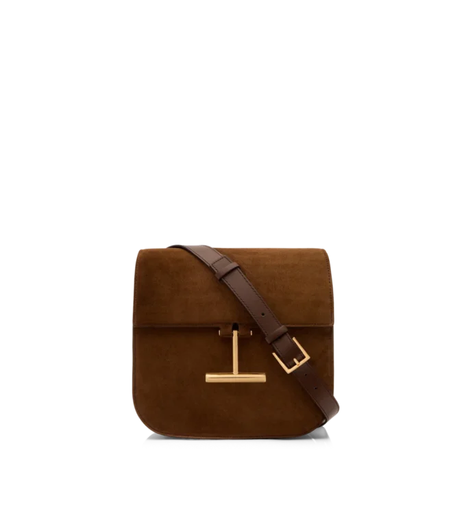 Geantă mini crossbody Tara din piele și piele întoarsă Geantă mini crossbody Tara din piele și piele întoarsă